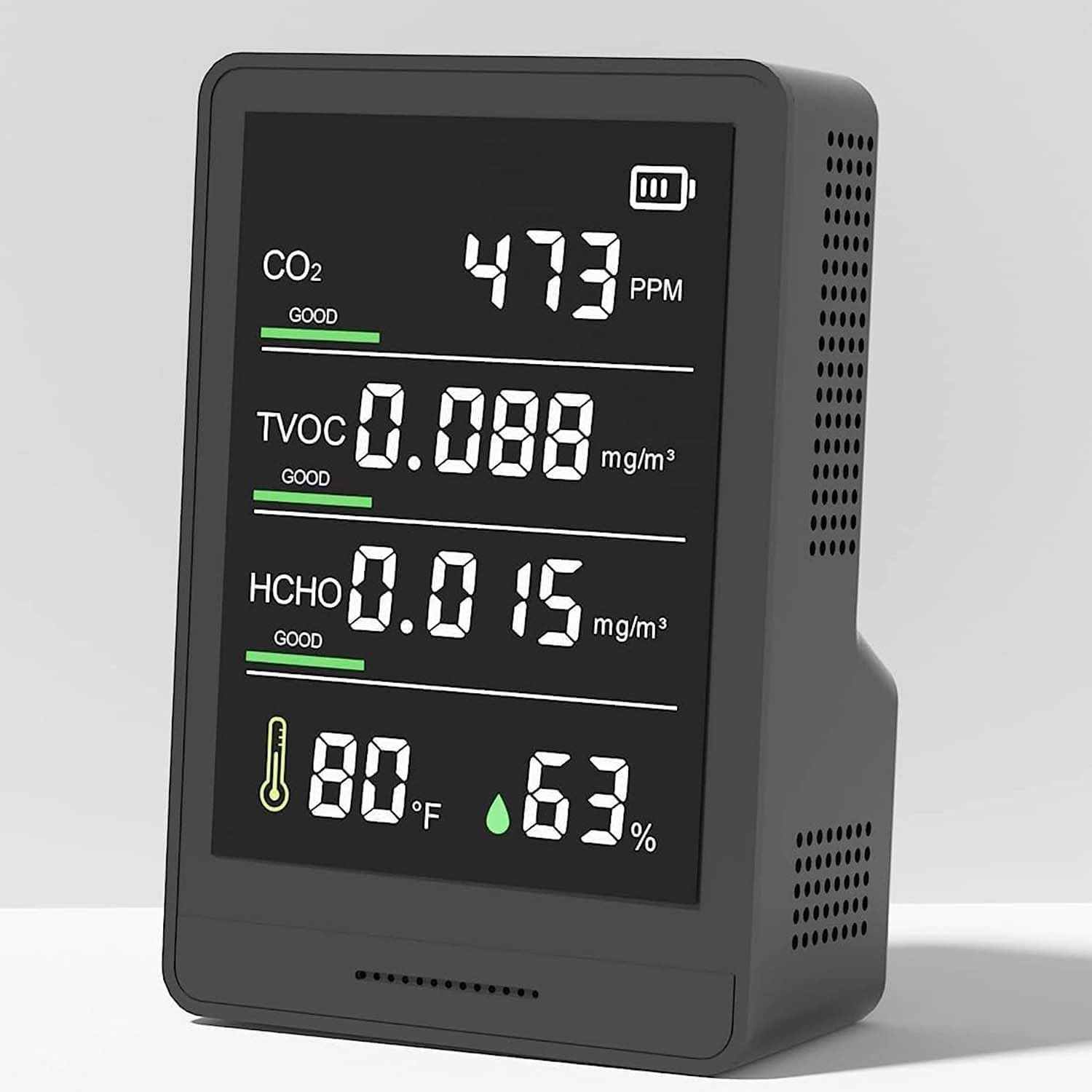 Air Quality Monitor, Indoor Air Quality Meter Detects CO2