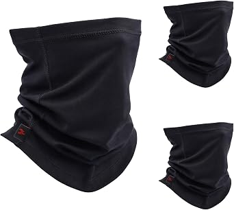 Shyyween 3 Pcs Flame Resistant Face Mask 3 oz Neck Gaiter Snood FR Flame Resistant Welding for Welding Assemblers Steelworkers Electricians Other Industrial Workers