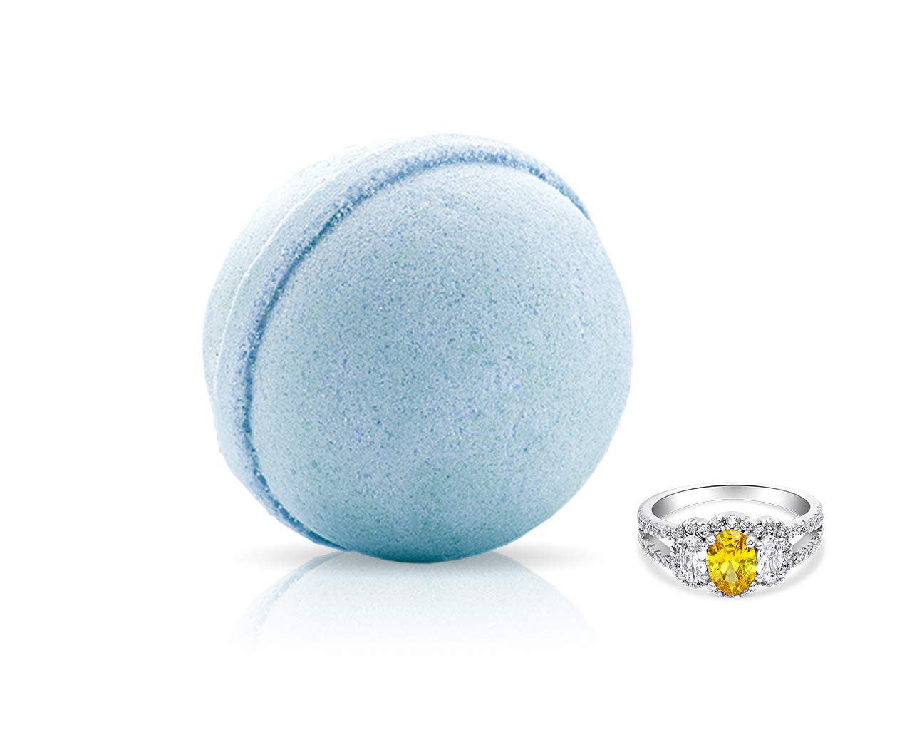 Fragrant Jewels Caribbean Breeze Bath Bomb with Collectible Ring (Size 5-10)