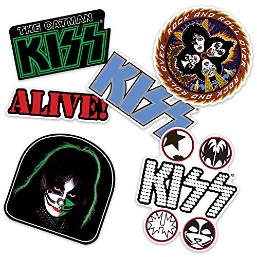Popfunk KISS Collectible Stickers with The Catman, Alive! and Rock and Roll Over
