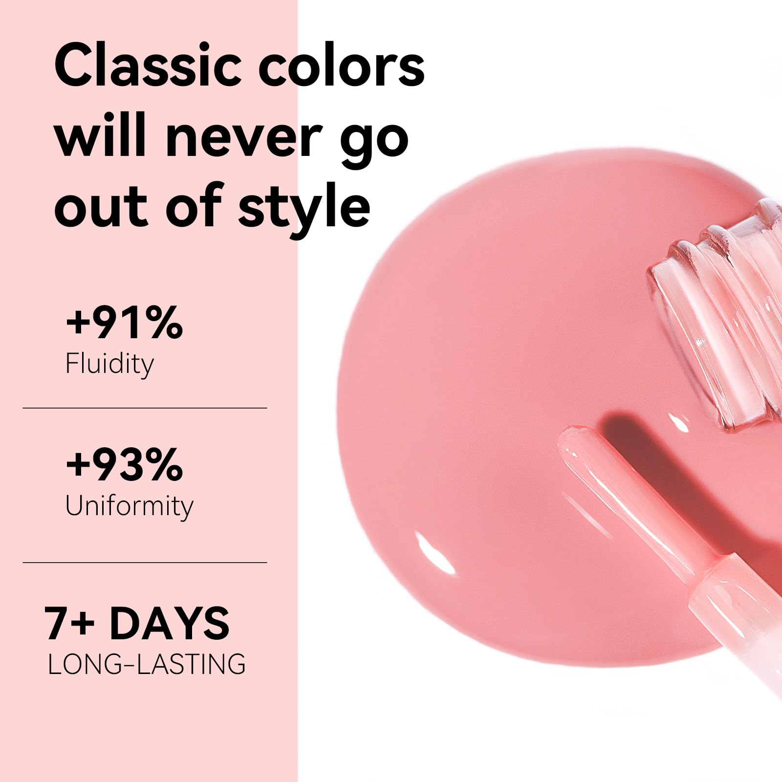 Juego de esmaltes de uñas: colección de 6 colores clásicos nude, blanco lechoso, rosa nude, esmalte de uñas de secado rápido, manicura de uñas, salón de arte de uñas, regalo ideal para mujeres 7