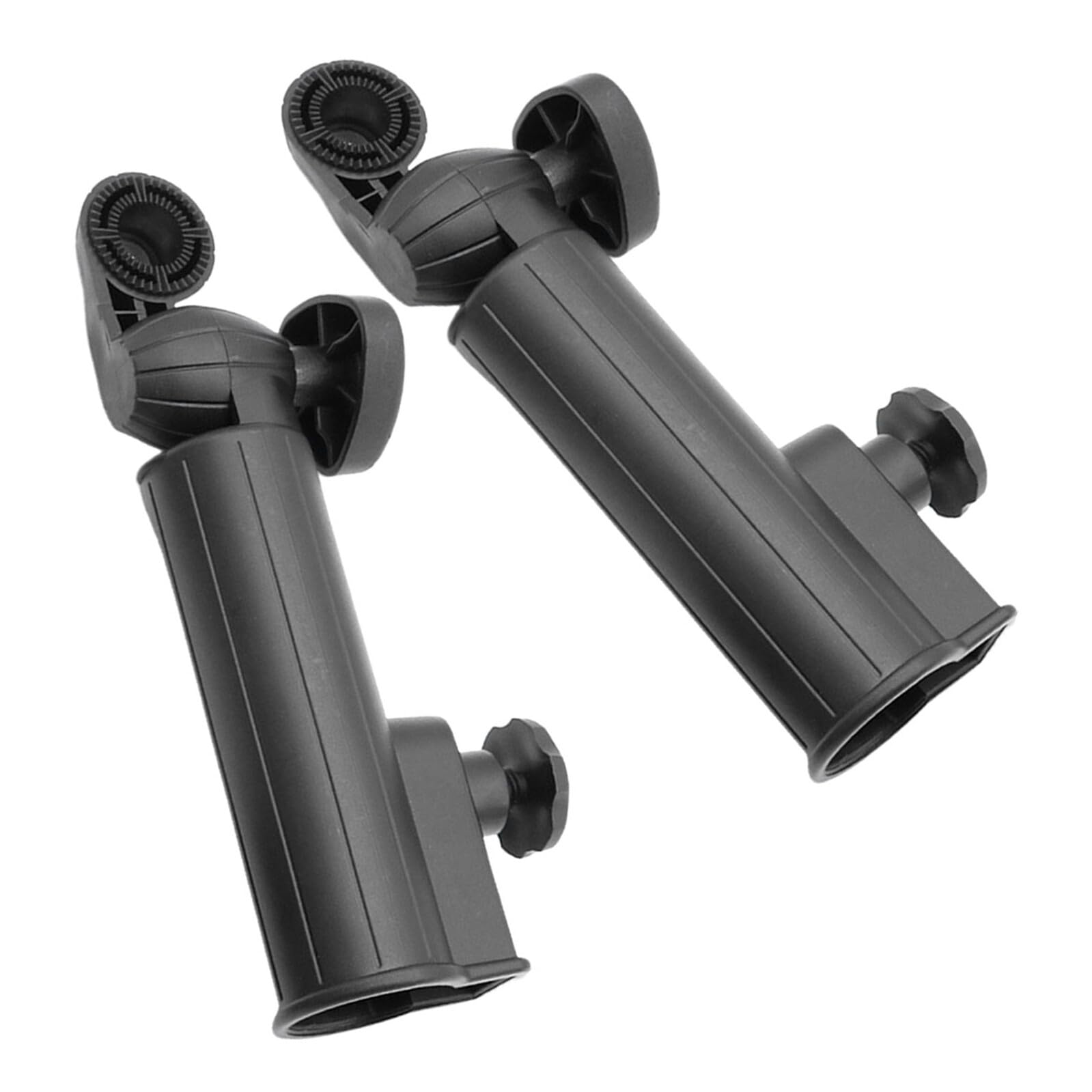 UPKOCH Soporte para Paraguas de Carrito de Golf 2 Unidades Plástico Ajustable 180° para Scooter Cochecito y Silla de Playa Accesorio Portátil para Deportes al Aire Libre