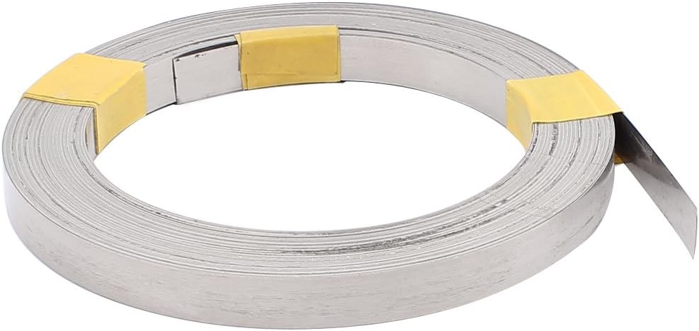 Aexit 15M 49Ft Furnace Parts & Accessories 0.2x8mm Nichrome Flat Heater Wire for Heating Heating