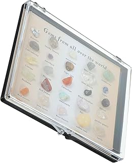 CIYODO 1 Conjunto De Pedras Minerais De Decoração De Minério Natural Ornamentos De Pedras Minerais Amostra De Pedra Irregular Ornamento De Pedra De Mesa Amostra De Pedra De