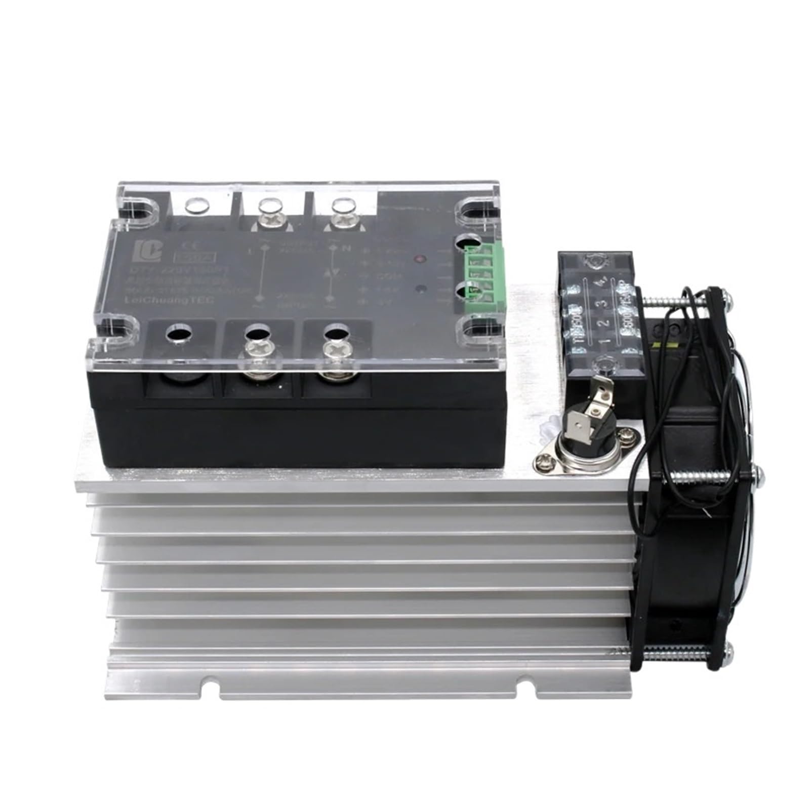 Relè a stato solido Modulo regolatore di tensione CA monofase 220V 380V 150A 180A 200A Modulo regolatore di potenza con isolamento completo migliorato con dissipatore di calore(150A,220V)