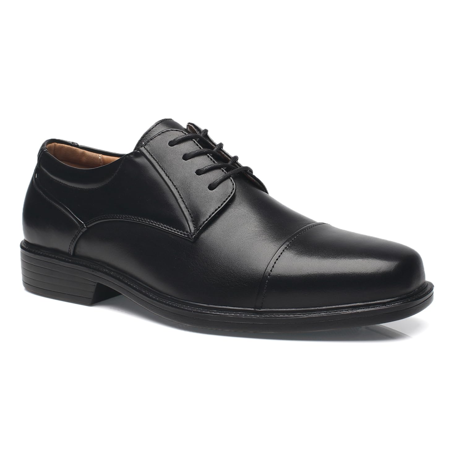 La Milano Men's Oxfords Classic Modern Round Captoe Shoes