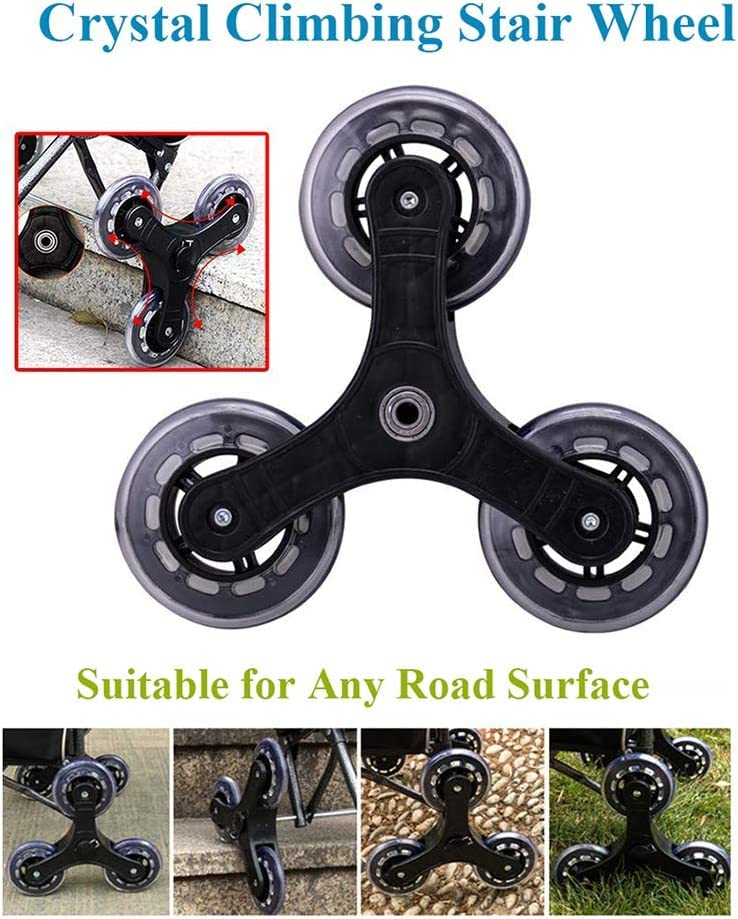 Einkaufstrolley Faltbarer Einkaufswagen 30 Kg Ladegewicht, Wasserdichter Faltbarer Lebensmittel-Push-Pull-Leichtwagen… – Bild 7