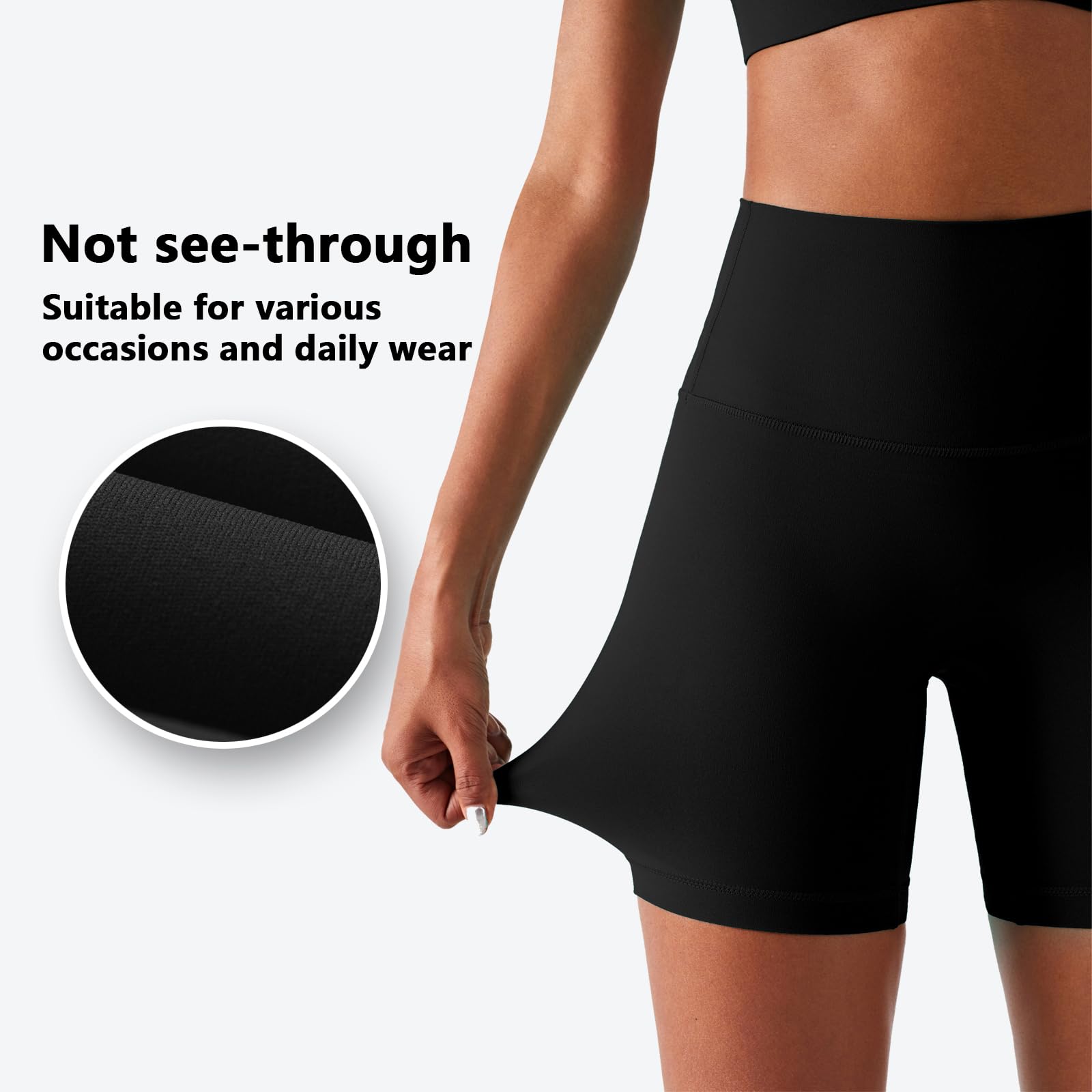 Pantalones Cortos de Deporte para Mujer, Pantalones Leggings Cortos de Yoga Cintura Alta, Mallas Cortas Short Deportivo Mujer