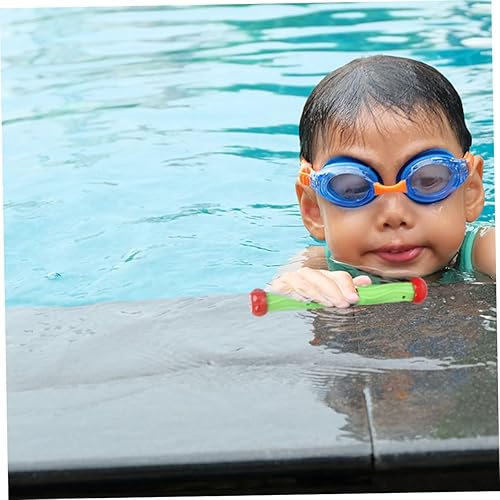 Miniatura 7 de GALPADA Anillos y palos de buceo para el hogar para entrenamiento submarino resistente al desgaste, juegos de piscina, ligeros y seguros para