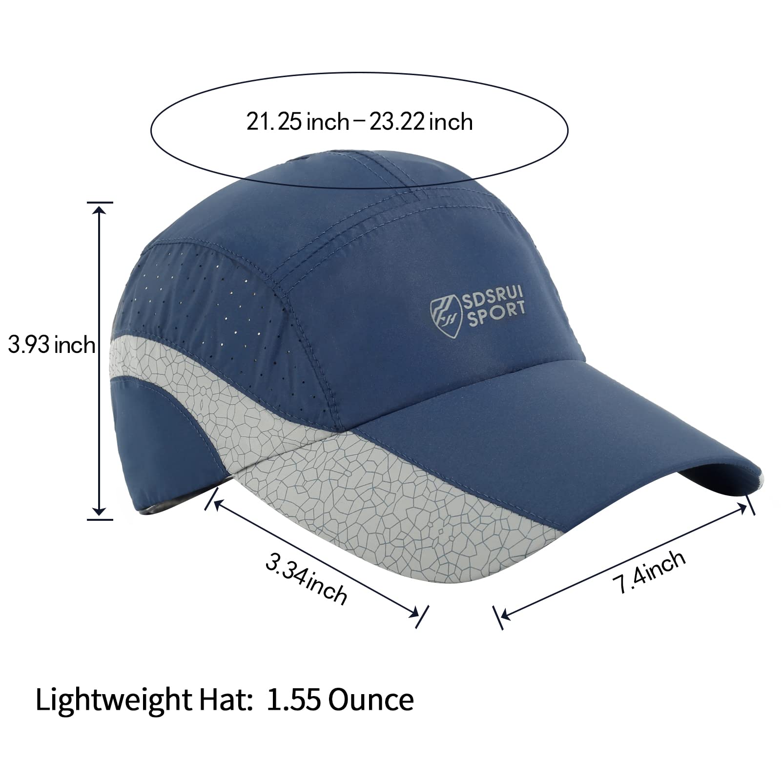Beorndmy Running Hat for Women Men Quick Dry Baseball Cap Outdoor UV Protection Sun Hats