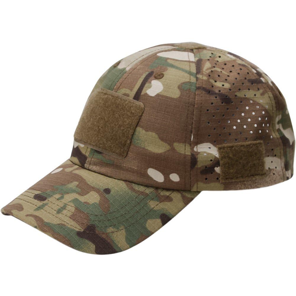 IDOGEAR Casquette De Baseball Tactique Militaire Casquette Ajustée Pour Hommes Et Femmes Pour Activités De Plein Air(Atacs FG