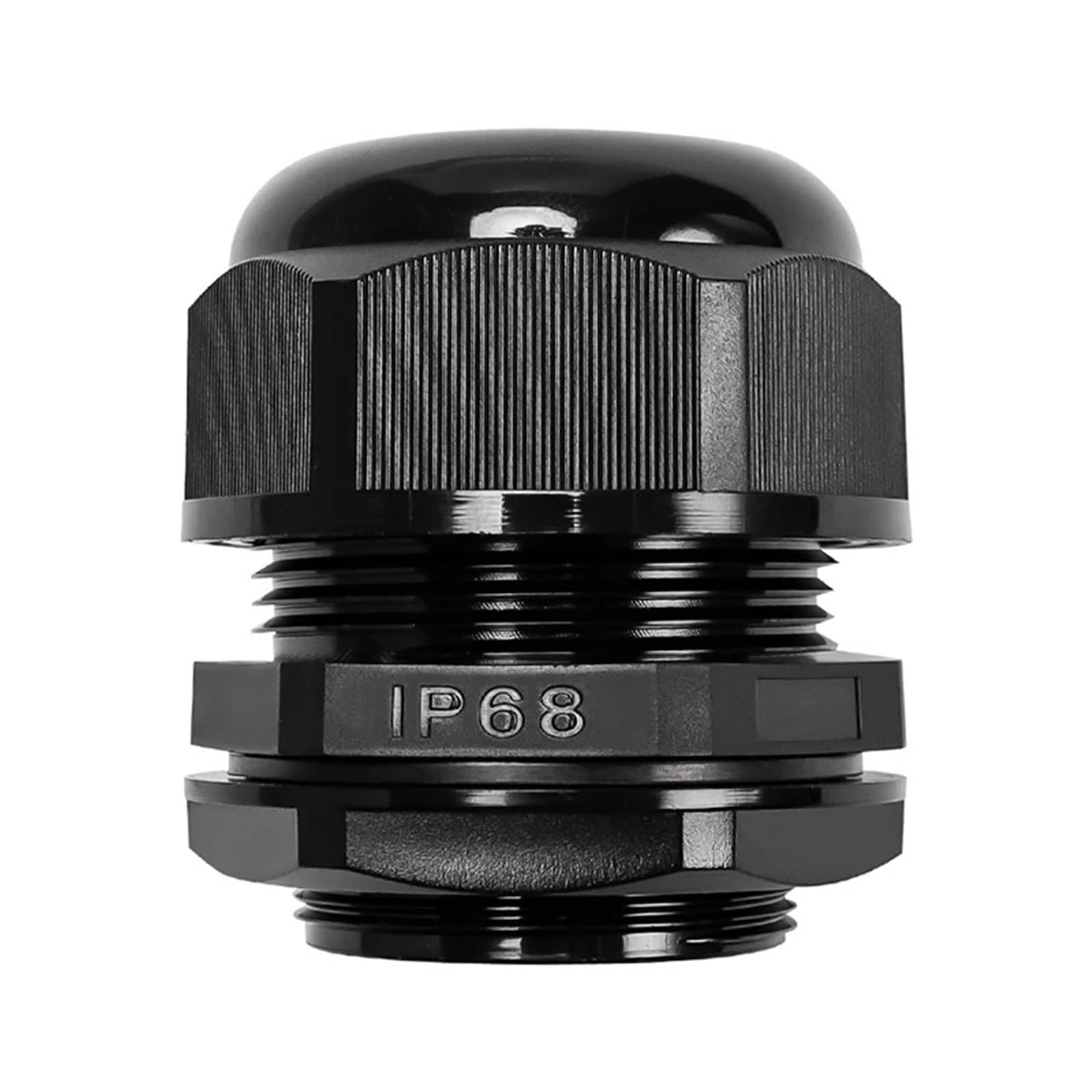 PG7 wasserdichte Kabelverschraubung, IP68, Nylonstecker für 3–6,5 mm Kabel, 50 Stück