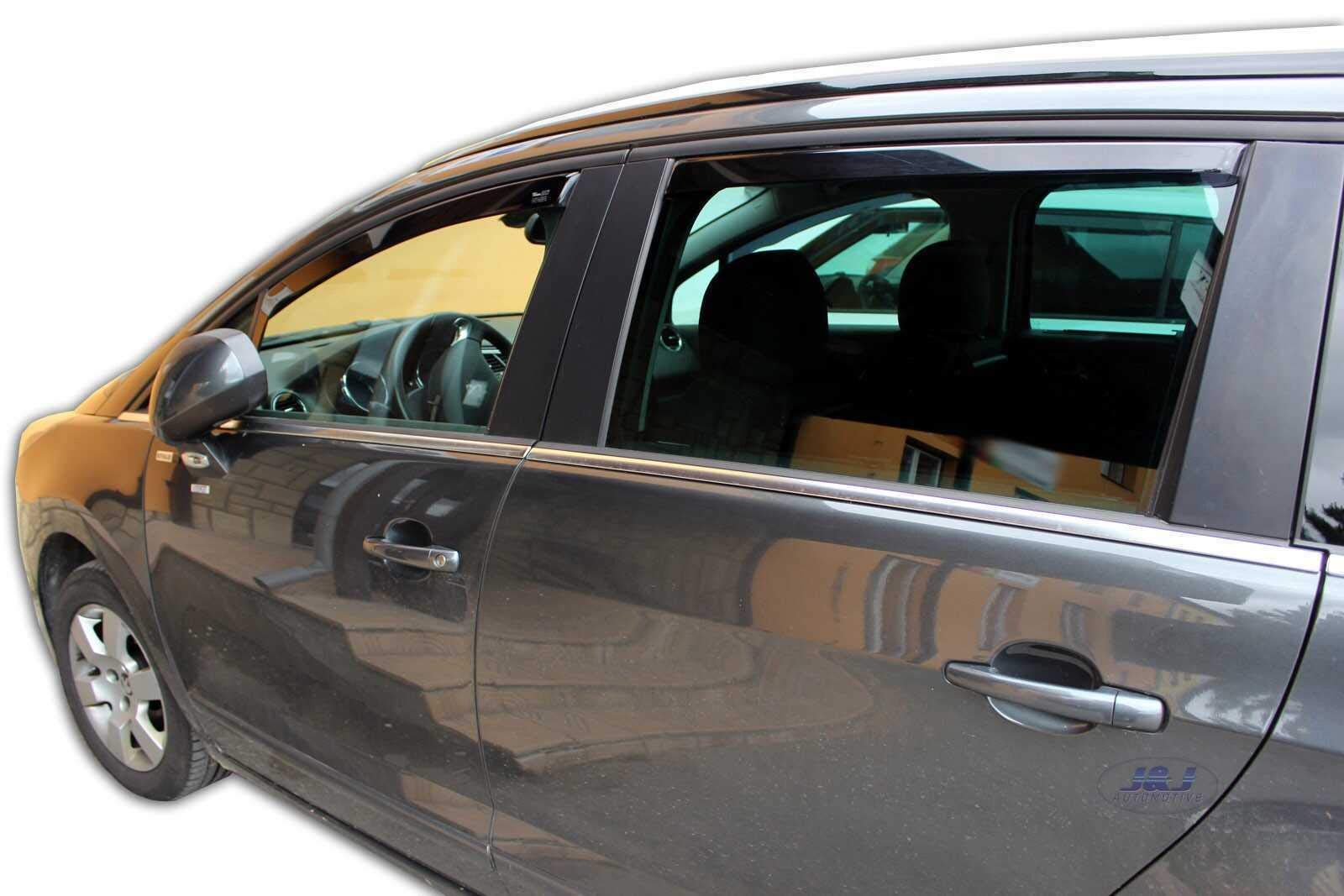 J&J AUTOMOTIVE Derivabrisas para Peugeot 5008 5 puerta 2010-2017 4pcs