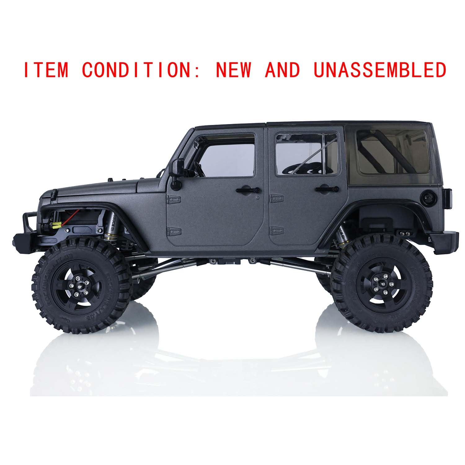 wheelfun Capo 1/18 CUB2 JK KIT Metal Chassis Crawler RC Car 2Speed Gearbox Differential for Hobby