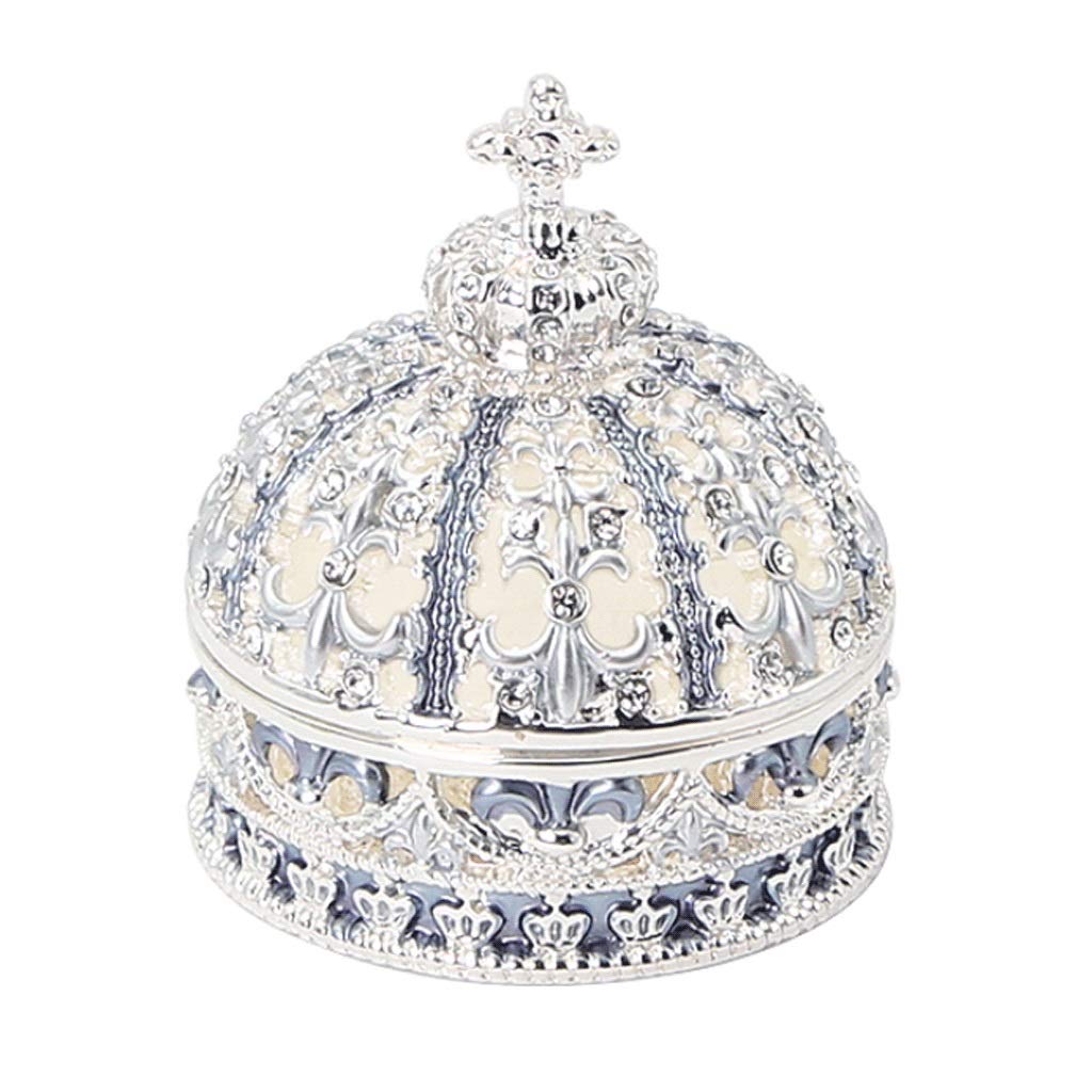 Jewelry Boxes Small Jewelry Box European-Style Handmade Wedding Ring Box Earrings Necklace Jewelry Organizer Box Gift for Girls
