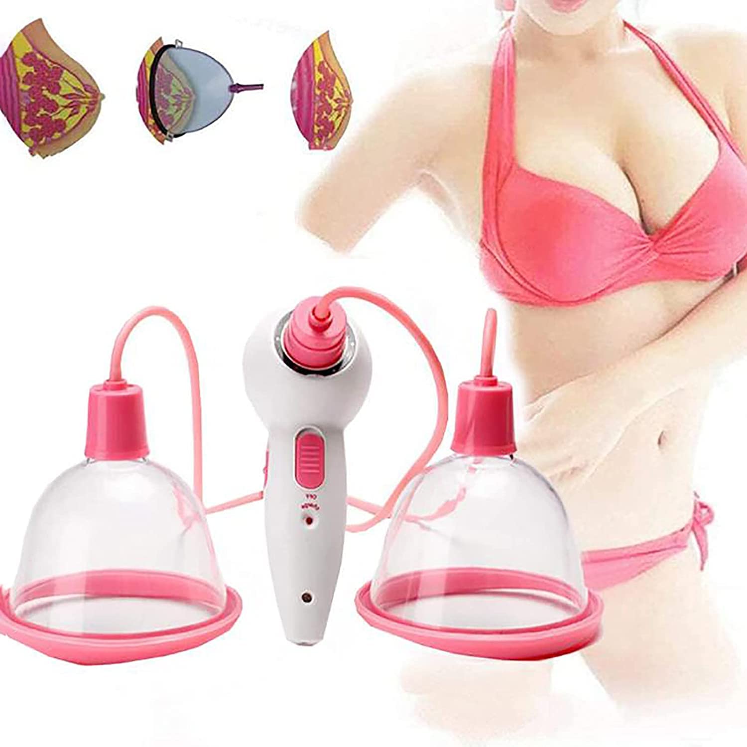 Amazon.co.jp: 電気乳房マッサージャー、バストリフトエンハンサー