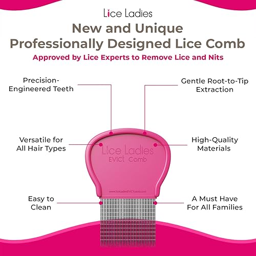 Miniatura 6 de Tratamiento de piojos Pro Master Pack / Combo de 5 productos/Peine EVICT para piojos, EVICT, prevenir, defender el champú para piojos,