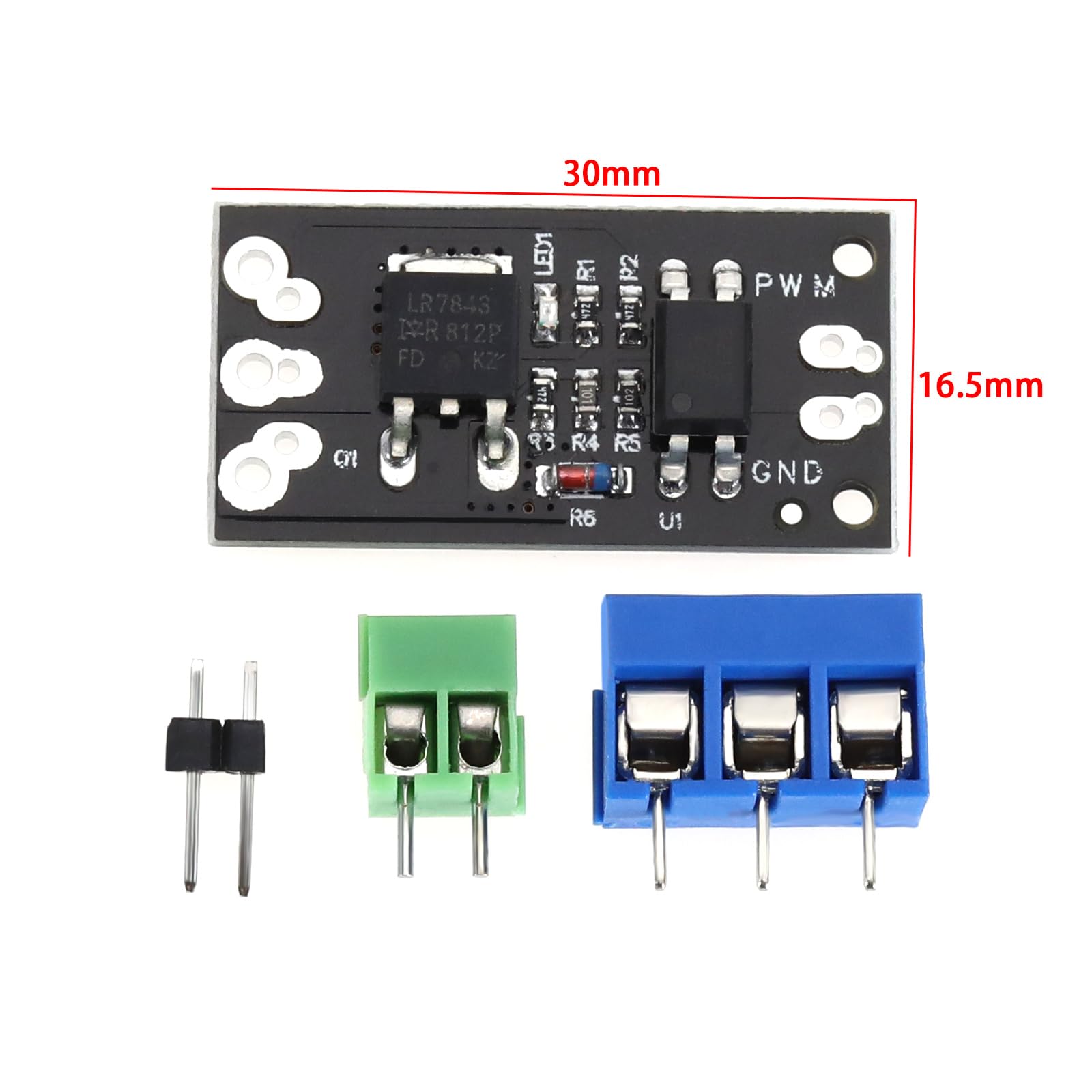 MOS LR7843 Modulo MOSFET Effetto Campo 30V 161A Compatibile con Chip Singolo