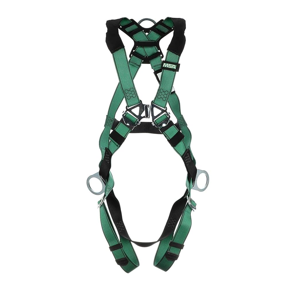 MSA 10197231 V-Form Full Body Safety Harness - Size: Extra