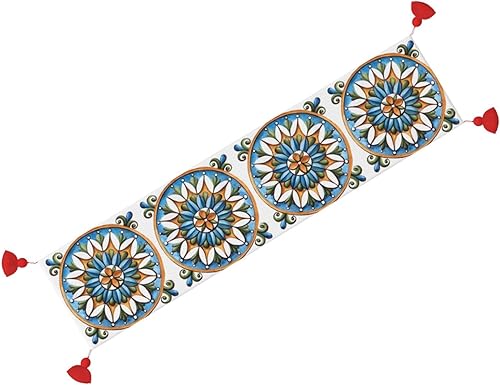 Miniatura 2 de Camino de mesa de Navidad de 60 pulgadas de largo, camino de mesa de otoño para mesa de comedor, decoración de Navidad, camino de mesa de café con