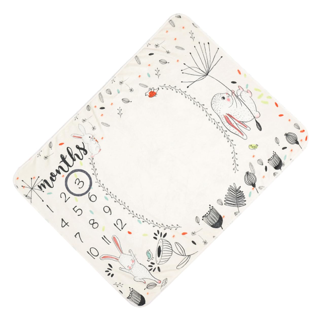 Couverture photo Hohopeti 1 ensemble avec cadre et tapis de photographie fausse pour bébé