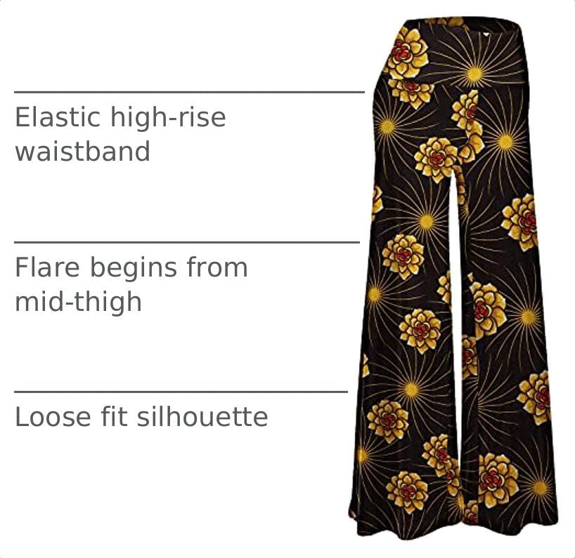  Palazzo Pants for Women Wide Leg Flowy Pants Casual Comfy High Waist Summer Pants thumbnail