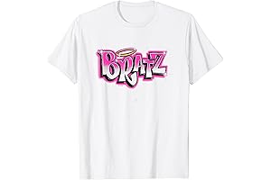 Bratz Pink Airbrush Style Classic Logo Distressed T-Shirt
