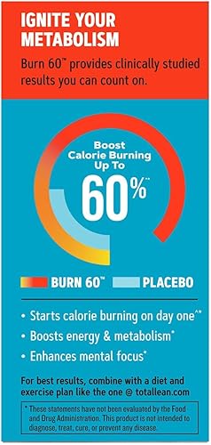 Miniatura 3 de GNC Total Lean  Total Burn 60  Fórmula termogénica clínicamente probada  30 porciones