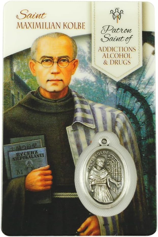 Saint Maximilian Kolbe Healing Prayer Card