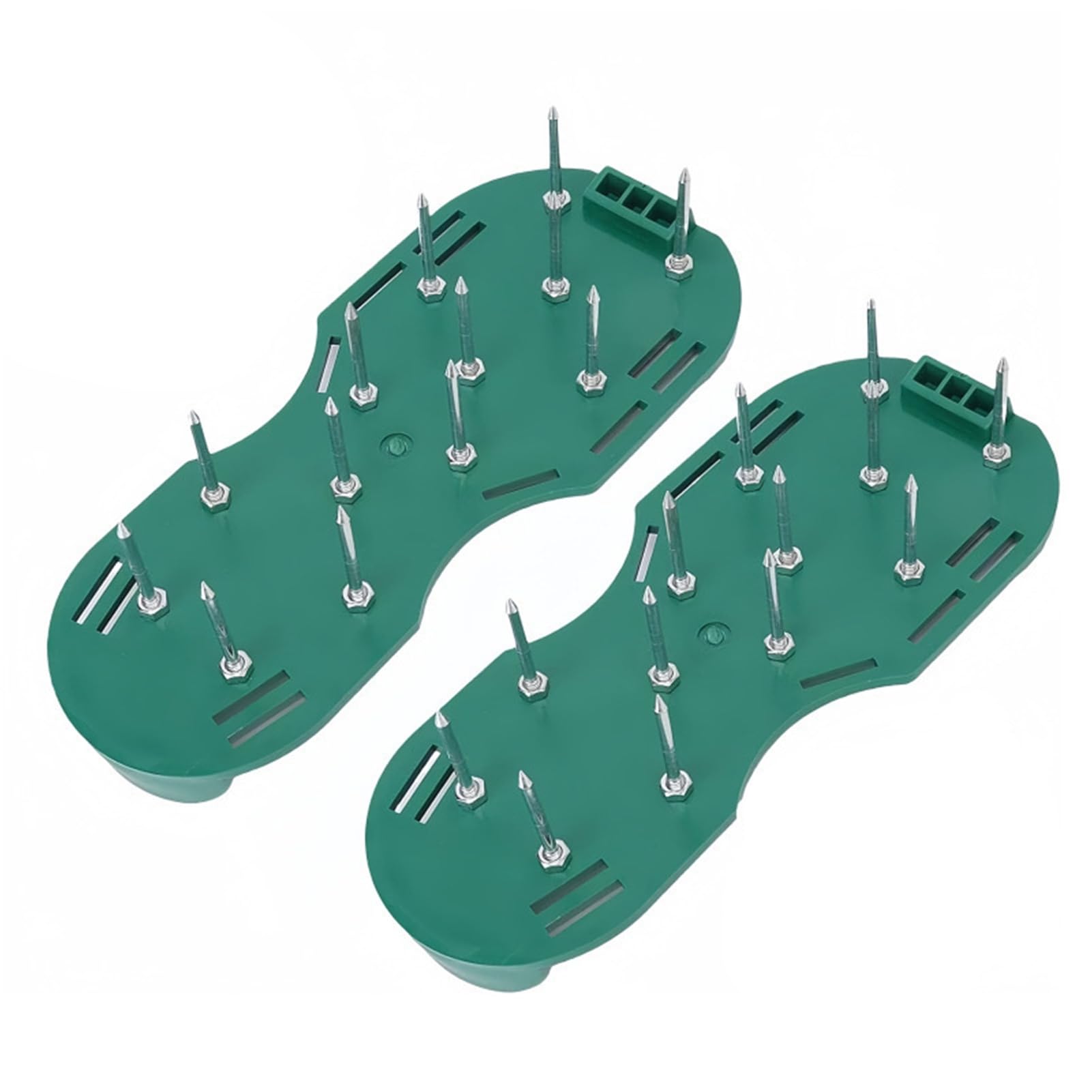 1 Pair Lawn Aerator Shoes Grass Aerator Shoes with Stainless Steel Spikes Soil Aerator Tool for Yard Soil Loosening And Lawn