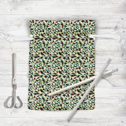 Image of ArtzFolio Grunge Triangle D4 | Pouch Wrist Potli Bag | Bag for Weddings & Casual Parties