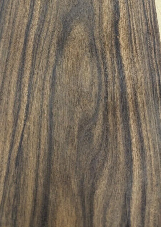 Rosewood South American Santos Wood Veneer 11" x 30" raw no Backing 1/42" Thick