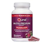 Qunol Blood Pressure Support, 3 in 1 Beets + CoQ10 + Grape Seed Extract, Beet Root Capsules That Supports Healthy Blood Circulation & Heart Healthy Energy, 60 Count (Pack of 1)