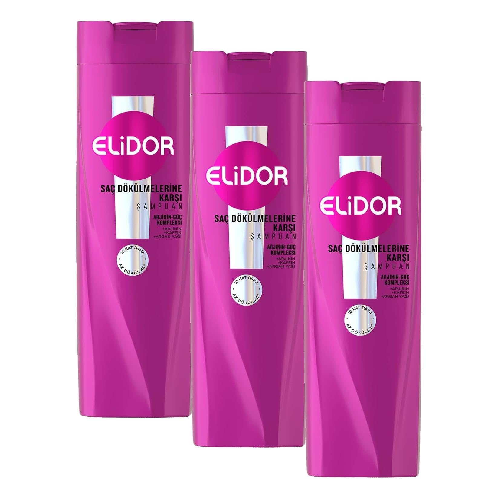 Elidor Saç Bakım Şampuanı Saç Dökülmelerine Karşı 400 ml (3 paketi)