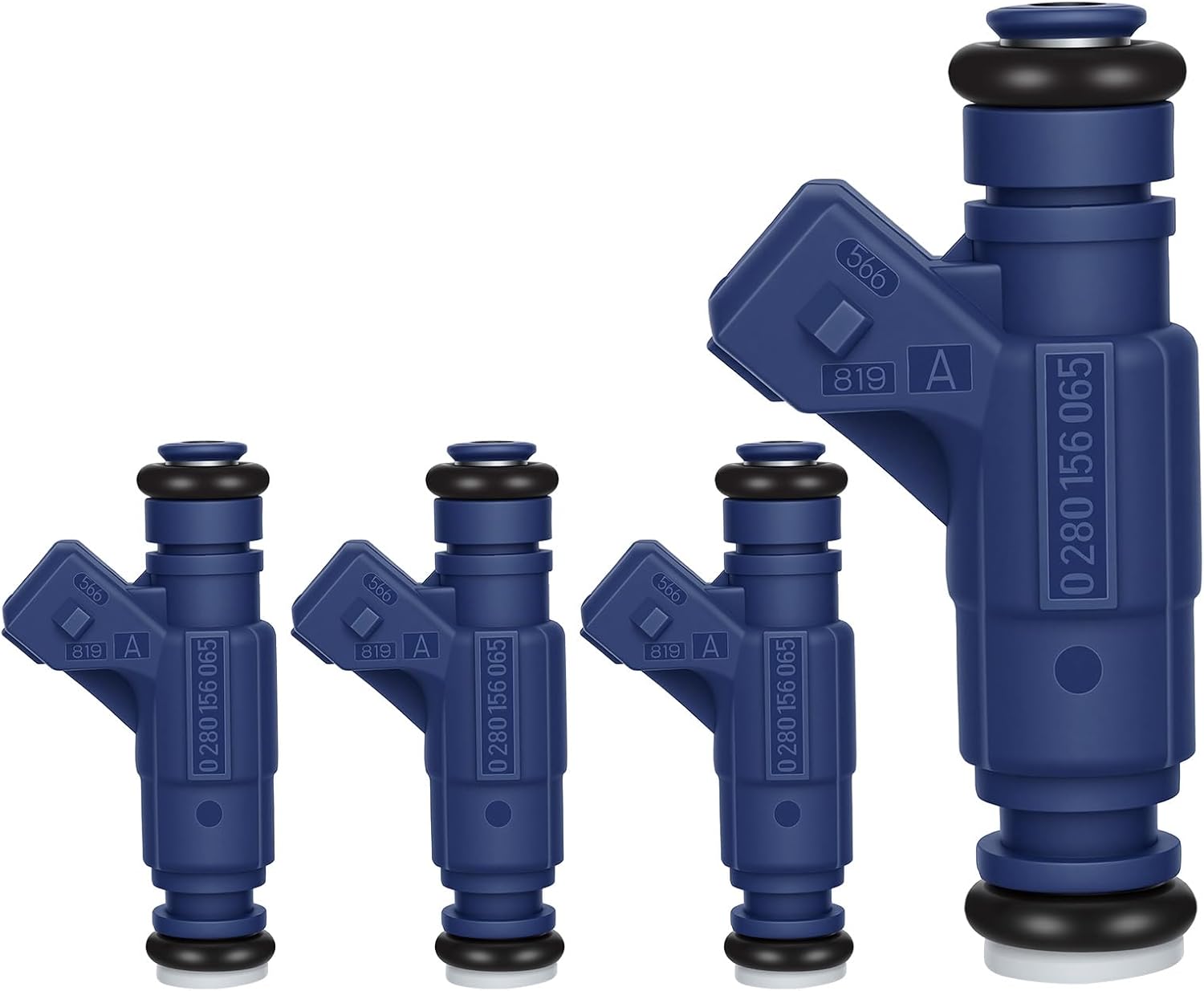 2007-2014 5Pcs Fuel Injectors Compatible for Volkswagen VW Beetle & Jetta 2007-2014, Golf 2010-2014, Passat 2012-2014, Rabbit 2007-2009 2.5L L5 Replace 07K906031C 85212237 FI11378S FJ1067