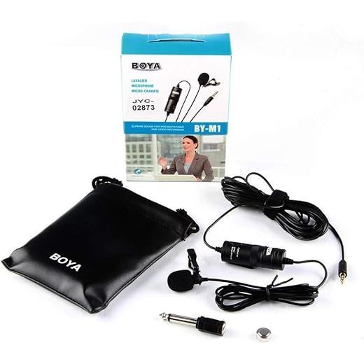 Boya BYM1 Lavalier Microphone 20 Ft