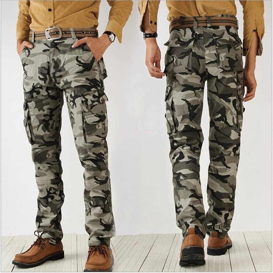 Mens Military Style Trousers Autumn Army Cargo Pants Camo1 Pants