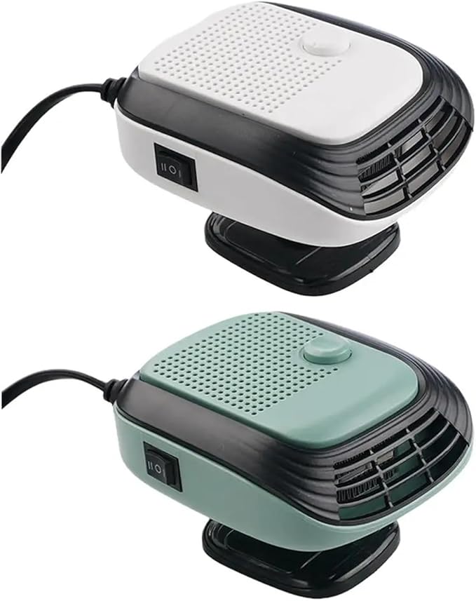 Calefactor Eléctrico Portátil para Auto 12V con Ventilador y Desempañado Rápido miniatura 8