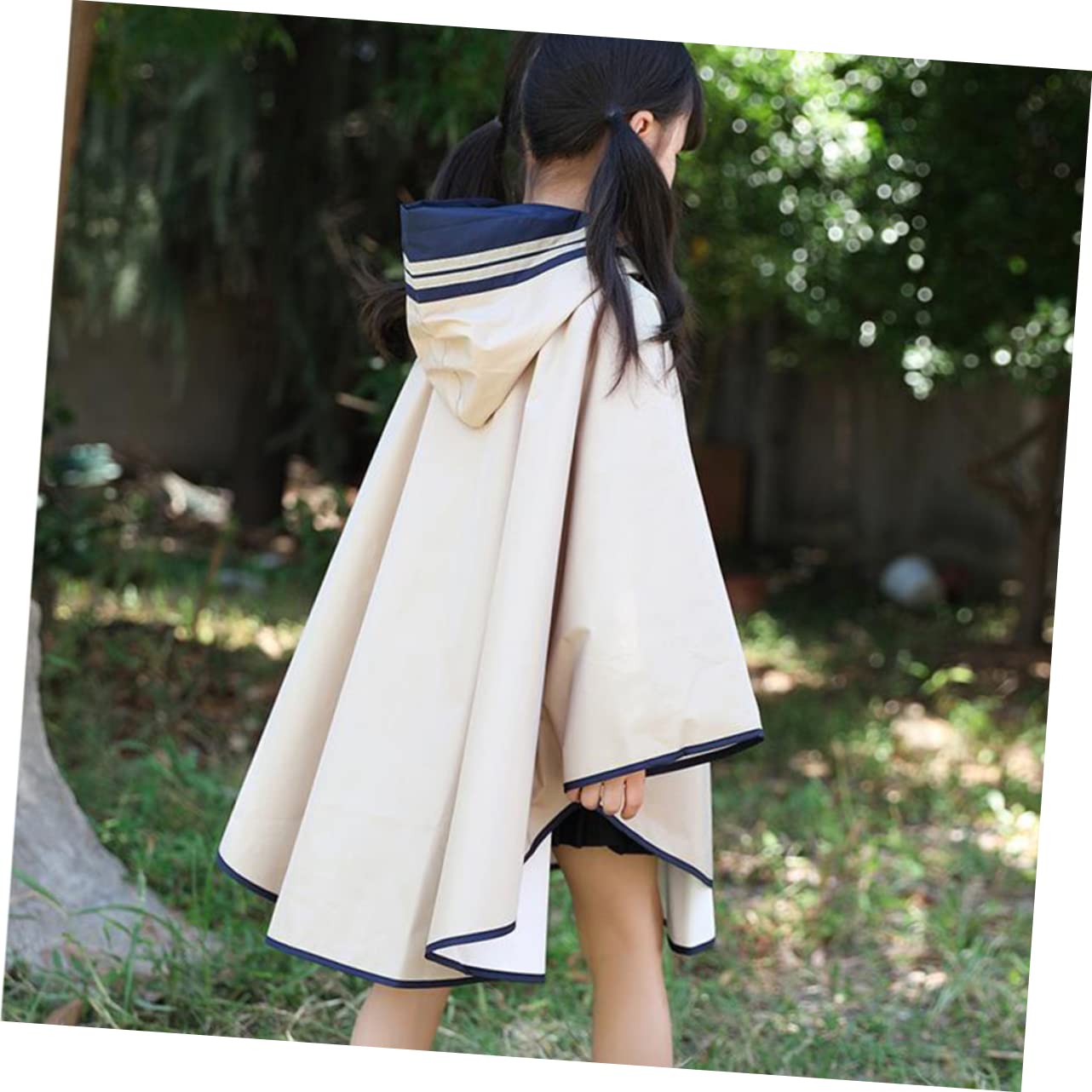 abbigliamento da pioggia per ragazze raincoat for mantello per pantaloni impermeabili poncho piovere indumenti impermeabili per impermeabile per Navy