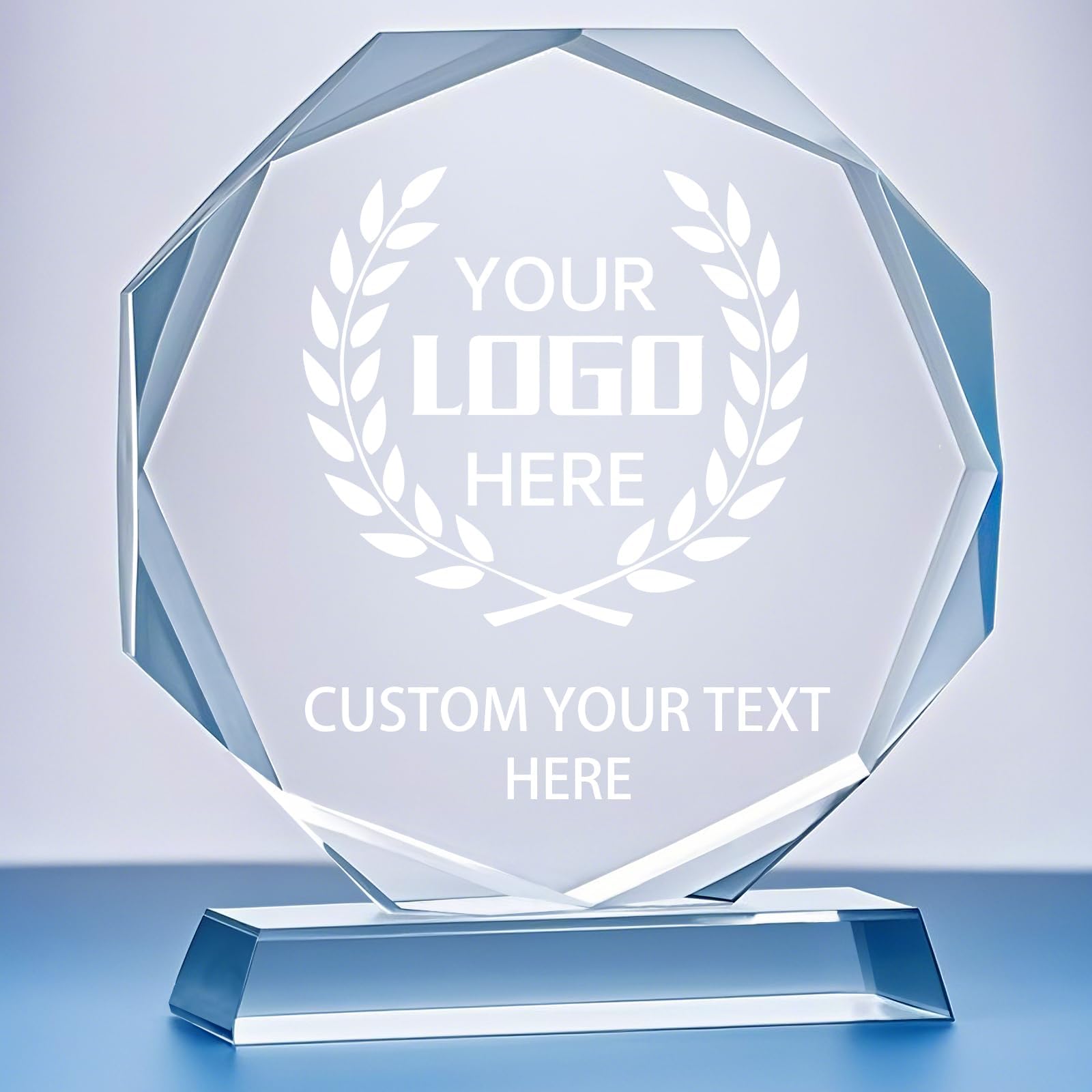 - Personalized Crystal Trophy Award - Plaques Personalized Engraved - Coworker Gift, Employee Appreciation Gift, Anniversary Farewell Retirement Gift - Custom Employee Recognition Awards and Trophies