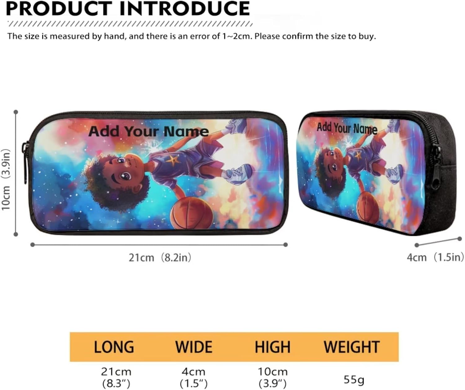 Custom Name Backpack for Boys Bookbag Lunch Bag 1 Grade/2Nd Grade Personalized School Bag Lunch Box Pencil Case Afro Back Pack Lunchbag African Black Kids School Daycare Bag