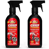 KIT 2 Ceras Cristalizadora Liquida Com Carnaúba Proteção Uv Automotivo Pro auto 500Ml