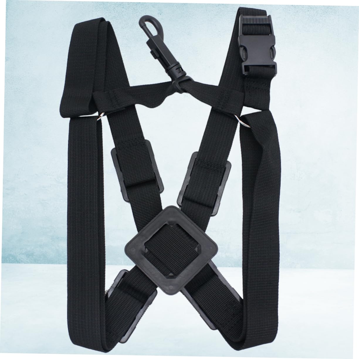 BESPORTBLE 1PC Adjustable Saxophone Shoulder Strap Slip Hook Design for Comfort Support Professional Sax Belt for Alto Tenor Durable Material with Quick Release Clip