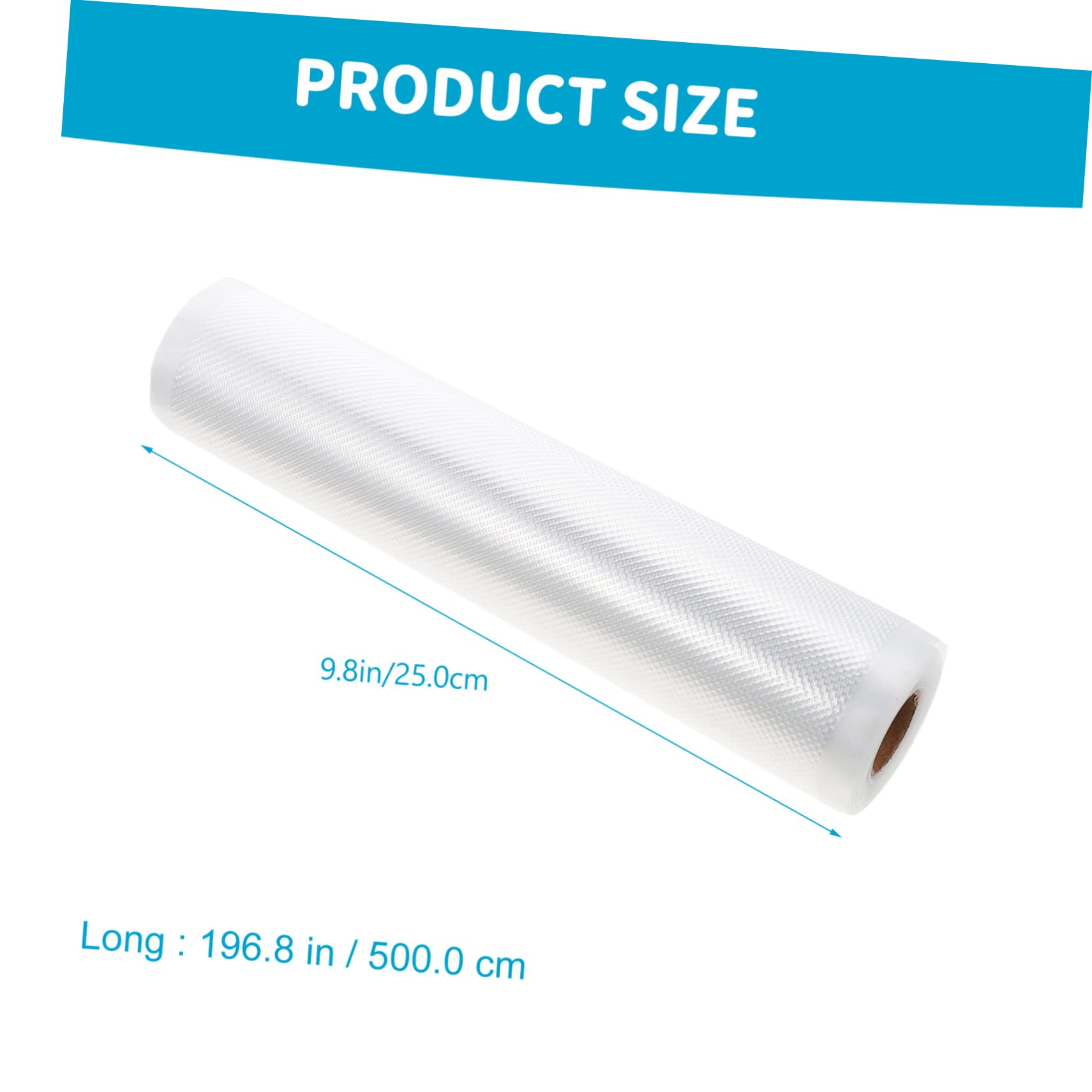 SOLUSTRE 2Rolls Vacuum Sealer Bags for Food Storage Kitchen Vegetable Freezer Bags Compatible with Vacuum Sealers Safe for Microwaving Boiling and Freezing