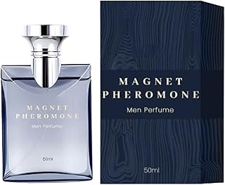 Biancat Magnet Pheromone Men Perfume, Biancat Magnetic Allure Pheromone Perfume, Pheromone Perfume for Men Attract Women, Perfume Cologne for Men (Blue)