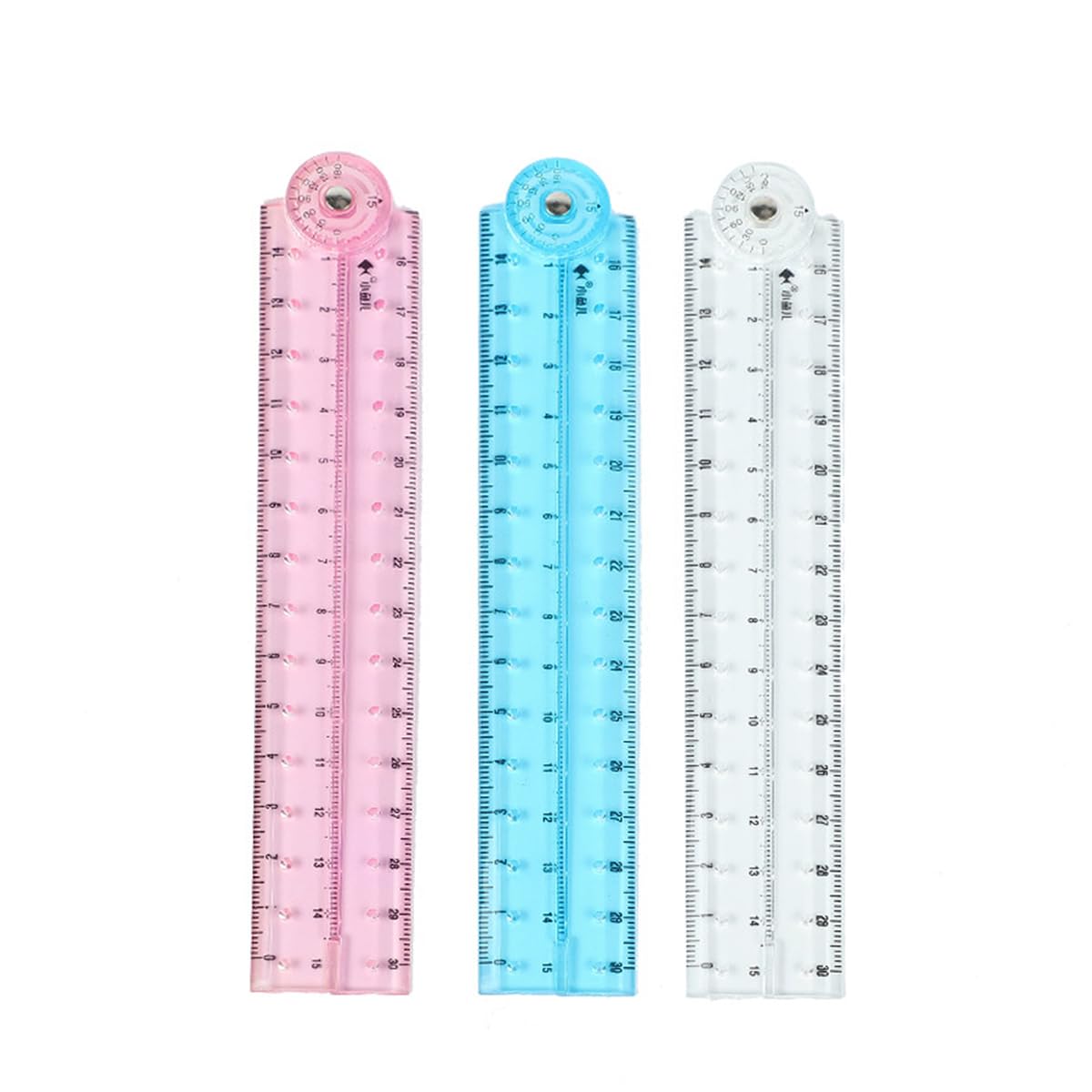 Luckious 15Cm Flexible K-Gauge Folding Ruler - Durable, Portable, And Accurate Measurement Tool
