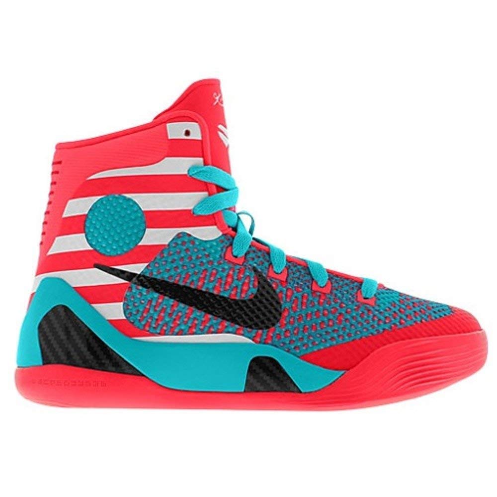 Nike Kobe IX Elite GS (Barber Pack) Laser Crimson/Black/Turquoise Blue