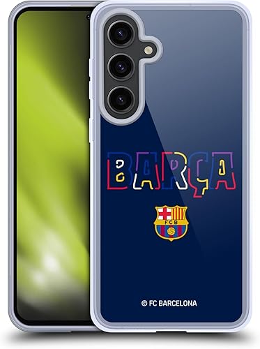 Head Case Designs Funda de gel suave con licencia oficial del FC Barcelona Neon Barca Graphics compatible con Samsung Galaxy S24+ 5G disponible en Yaxa Colombia