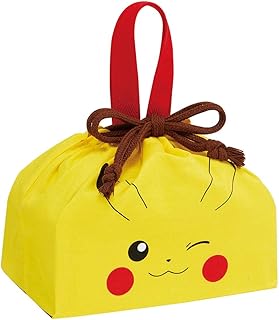 スケーター(Skater) お弁当袋 子供用 巾着 ランチバッグ 日本製 ポケモン ピカチュウ フェイス 23 KB7-A