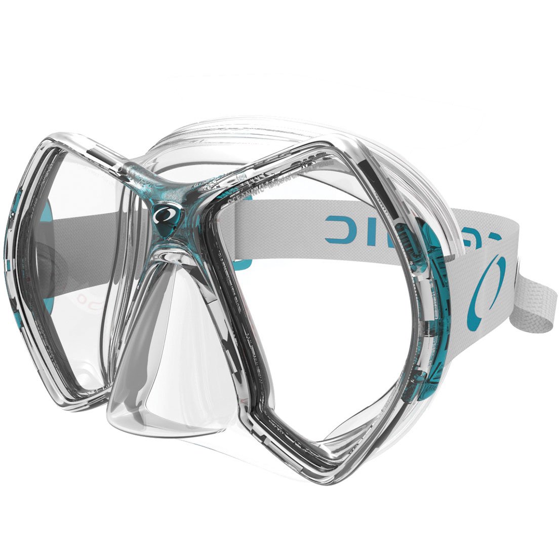 QUADRA Masque avec Verres Correcteurs Presbytie +1.75 en Silicone Clair